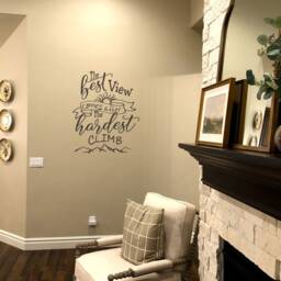 Inspirational Quote Wall Decal Rustic Farmhouse Vinyl Sticker - thumbnail 2