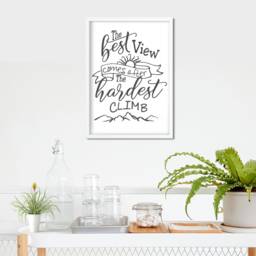 Inspirational Quote Wall Decal Rustic Farmhouse Vinyl Sticker - thumbnail 1