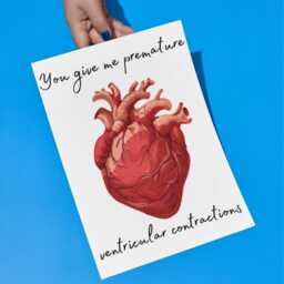 Anatomical Heart A4 Print, Cardiology Wall Art - thumbnail 4