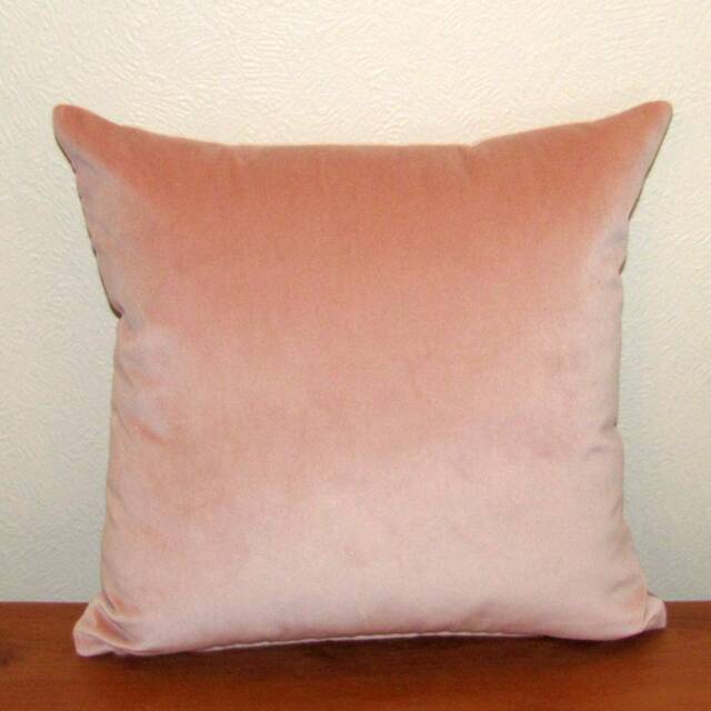 Made To Order Rosewater Pink Luxury Velvet Cushion Cover - image 1