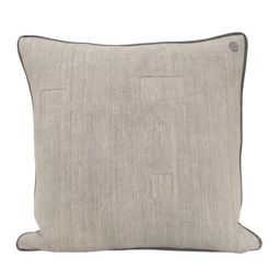 Antique German Grain Sack Pillow From 1902 - 23 X 23 - thumbnail 2