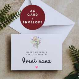 Great Nana Mothers Day Candle Gift Hamper Card Mug W - thumbnail 3