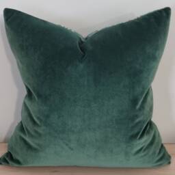 Linwood Omega Prints Japanese Garden Jade & Velvet Cushion Cover 43x43 cm - thumbnail 3