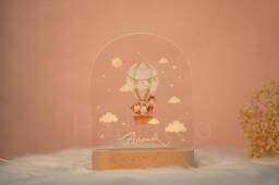 Custom Name Nursery Night Light Personalized Baby Room Decor