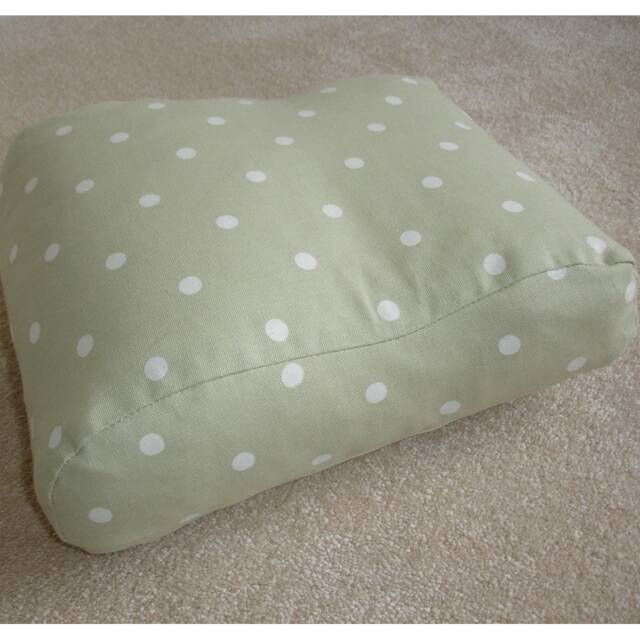 Tempur Original Travel Pillow Cover Only Small Neck Orthopaedic Cervical Case Cushion Polka Dots Green White 25x31cm Pillowcase Spots Dot - image 1