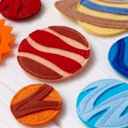 Custom Felt Quiet Book Montessori Activity Book For Toddlers - thumbnail 4