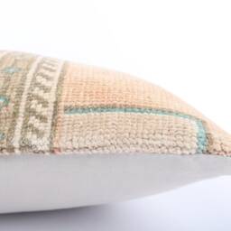Handwoven Turkish Kilim Pillow Cover Boho Home Decor - 18x18 - thumbnail 4