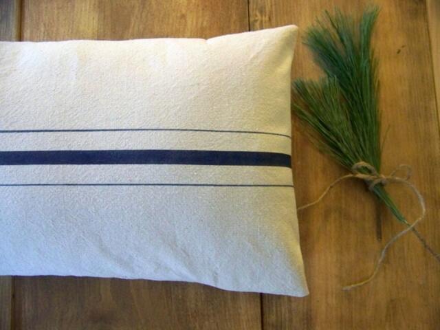 Farmhouse Striped Pillow - image 1