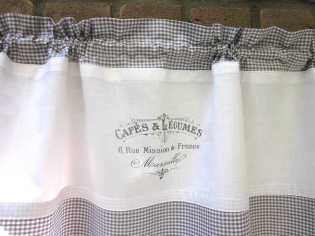 Curtain Vichy Cafes & Legumes - image 1