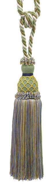 "D??copro Curtain & Drapery Tassel Tieback, Length 10"" - 25cm, Spread 30" - image 1