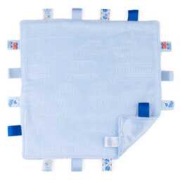 Personalised Baby Taggy Blanket Embossed Material - thumbnail 2