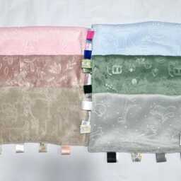 Personalised Baby Taggy Blanket Embossed Material - thumbnail 4