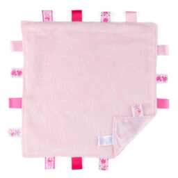Personalised Baby Taggy Blanket Embossed Material - thumbnail 3
