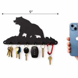 Walking Black Bear Leash Key Holder - [4500007] - thumbnail 3