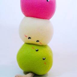 Novelty Pillow, Dango Plushie-Kawaii Dongo Plush-Food-Food Plushie-Foodies-Gifts-Japanese-Japan-stuffies-stuffed Food-Cute-Kawaii - thumbnail 3