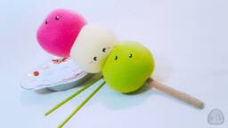 Novelty Pillow, Dango Plushie-Kawaii Dongo Plush-Food-Food Plushie-Foodies-Gifts-Japanese-Japan-stuffies-stuffed Food-Cute-Kawaii - thumbnail 1