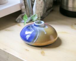 Multicolore Vase 4, Hand Thrown Stoneware Ceramics - Unica Fired in Reduction With Self Developed Glazes & Oxides [Id3451735] - thumbnail 1