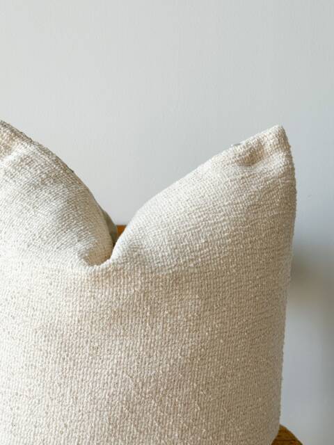 Neutral Natural Color & Fiber Pillow Cover - image 1