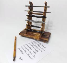 Pen Stand Rack Holder Desk Top Ink Fountain Pen Display Brush - thumbnail 1