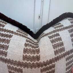 Cushions Made in Fermoie Cove Linen Luxury Designer Decorative Rust Neutral Cushion Pillow Throw Cover - thumbnail 4