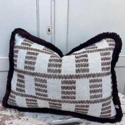 Cushions Made in Fermoie Cove Linen Luxury Designer Decorative Rust Neutral Cushion Pillow Throw Cover - thumbnail 2