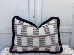 Cushions Made in Fermoie Cove Linen Luxury Designer Decorative Rust Neutral Cushion Pillow Throw Cover - thumbnail 1