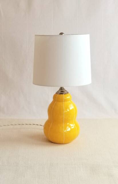 Modern Ceramic Lamp. Pottery Table Lamp - image 1