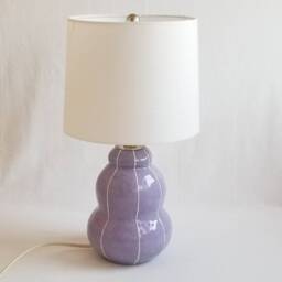 Modern Ceramic Lamp. Pottery Table Lamp - thumbnail 3