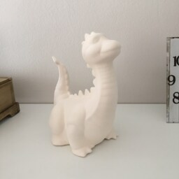 Ceramic Dinosaur Ready To Paint - Fun Bisque Craft For Kids & Adults Diy Pottery Project, Unique Gift Idea - thumbnail 3