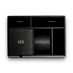 Customized Beside Organizer - Personalized Docking Station Faux Leather Gifts For Guys Men's Men - thumbnail 3