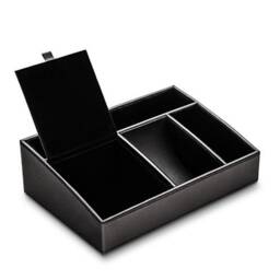 Customized Beside Organizer - Personalized Docking Station Faux Leather Gifts For Guys Men's Men - thumbnail 2