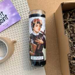 Saint Billie Joe Armstrong Prayer Candle Scented Vegan Soy Wax - thumbnail 3