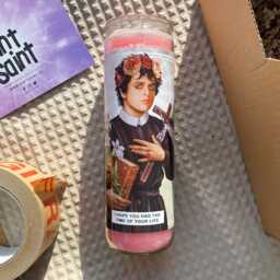 Saint Billie Joe Armstrong Prayer Candle Scented Vegan Soy Wax - thumbnail 2