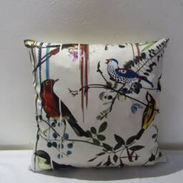 Designers Guild & Christian Lacroix Fabric Birds Sinfonia Jonc Cushion Cover - thumbnail 3