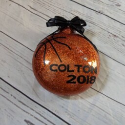 Basketball Ornament/ Christmas/ Sports Gift/ Personalized Decor - thumbnail 4