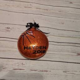 Basketball Ornament/ Christmas/ Sports Gift/ Personalized Decor - thumbnail 3