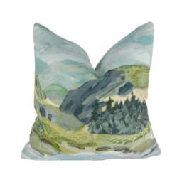 Sanderson - Elysian Whitstable Blue Cushion Cover Throw Pillow Designer Home Decor - thumbnail 1