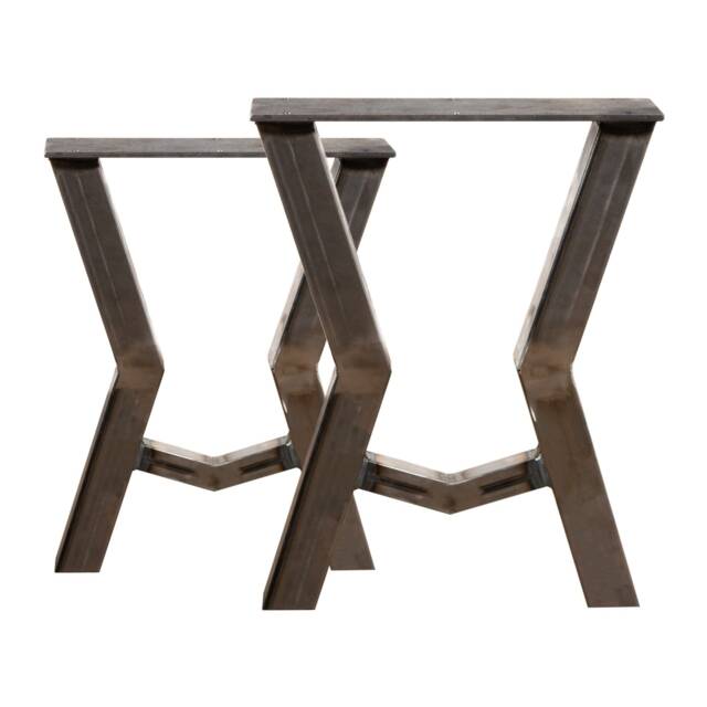Shetland Bench Legs Industrial Steel - Pair - image 1