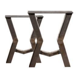 Shetland Bench Legs Industrial Steel - Pair - thumbnail 1
