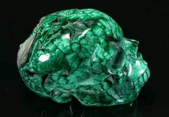 Malachite Skull - image 1