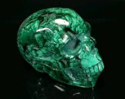Malachite Skull - thumbnail 2