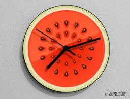 Watermelon Fruit Wall Clock