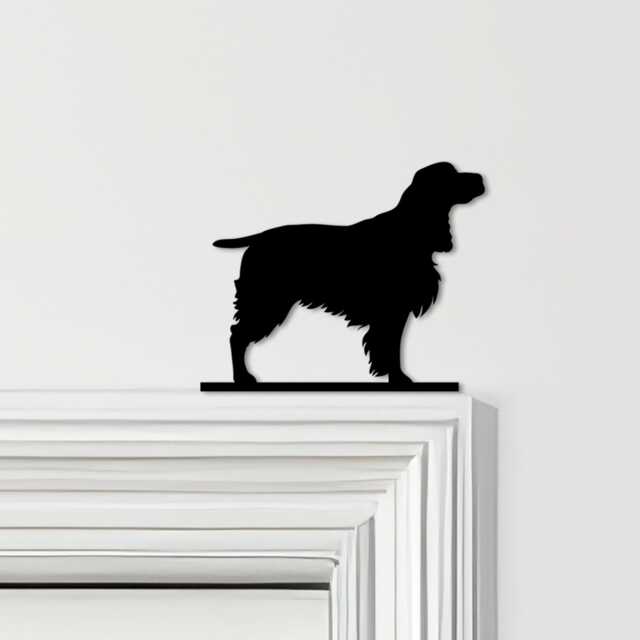 Door Topper Springer Cocker Spaniel Dog Various Colours Decorative Sign - Sign, Novelty Wall Decor, Frame Art, Art - image 1