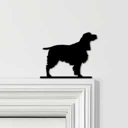 Door Topper Springer Cocker Spaniel Dog Various Colours Decorative Sign - Sign, Novelty Wall Decor, Frame Art, Art - thumbnail 1
