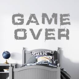 Game Over Wall Decal Video Room Decor Vg032 - thumbnail 3