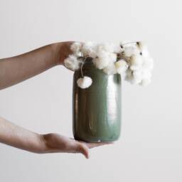 Vase Handmade - Modern Minimal Design, Stoneware, Handmade Ceramics, Present, Gift For Flowers, Decoration - thumbnail 1