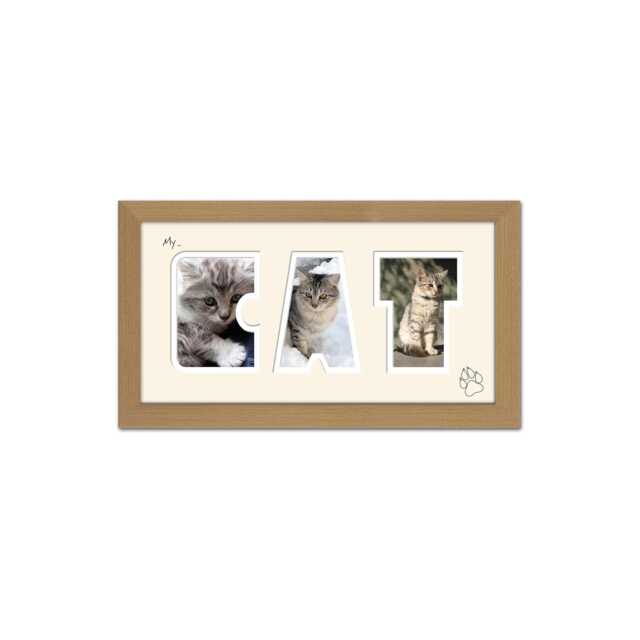 My Cat Photo Frame Word Name Special Gift Pet 5-Aa By Photos in A Word - image 1