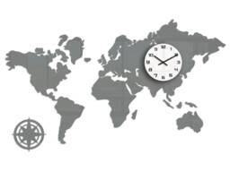 Big Wall Clock World 120 X 70cm/47, 24 - thumbnail 1