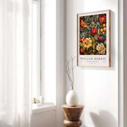William Morris Print, Art, Exhibition Poster, Botanical Gifts, Floral Decor, Art Wall - thumbnail 3