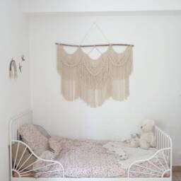 Large Wall Hanging in Macram??, Large Headboard Macram?? - thumbnail 4